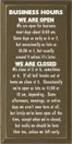 Shown in Old Brown with Cottage White lettering