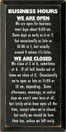 Shown in Old Black with Cottage White lettering