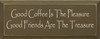 Shown in Old Brown with Cream lettering