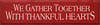 Shown in Old Red with Cottage White lettering