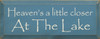 Shown in Old Williamsburg Blue with Cream lettering