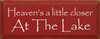 Shown in Old Red with Cottage White lettering