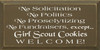 Shown in Old Brown with Cottage White lettering