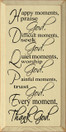Shown in Old Cream with Black lettering