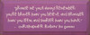 Shown in Old Plum with Cream lettering