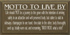 Shown in Old Brown with Cottage White lettering