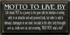 Shown in Old Black with Cottage White lettering