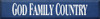God Family Country | Christian Wood Sign | Sawdust City Wood Signs