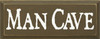 Shown in Old Brown with Cottage White lettering