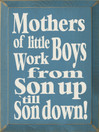 Shown in Old Williamsburg Blue with Cream lettering