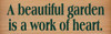 Shown on Natural Red Cedar with Green lettering