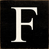 Shown in Old Black with Cream lettering