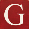 Shown in Old Red with Cream lettering