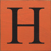 Shown in Old Burnt Orange with Black lettering