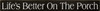 Shown in Old Black with Cottage White lettering