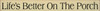 Shown in Old Cream with Black lettering