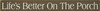 Shown in Old Brown with Cottage White lettering