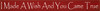 Shown in Old Red with Cottage White lettering