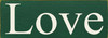 Shown in Old Green with Cream lettering