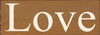 Shown in Old Toffee with Cream lettering