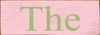 Shown in Old Baby Pink with Celery lettering