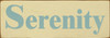 Shown in Old Cream with Sea Blue lettering