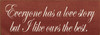 Shown in Old Burgundy with Cream lettering