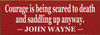 Shown in Old Red with Cottage White lettering