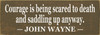 Shown in Old Brown with Cottage White lettering