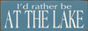 Shown in Old Williamsburg Blue with Cream lettering