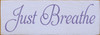 Shown in Old Lavender with Purple lettering