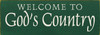 Shown in Old Green with Cream lettering