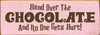 Shown in Old Baby Pink with Brown lettering