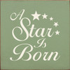 Shown in Old Sage with Cream lettering