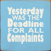 Shown in Old Light Blue with Cottage White lettering