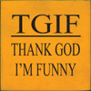 Shown in Old Tangerine with Black lettering