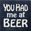 Shown in Old Blue with Cream lettering