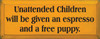 Unattended Children.. | Funny Wood Sign | Sawdust City Wood Signs