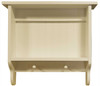 Shown in Solid Cream with a beadboard back
