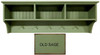 Wood Cubby Shelf | Hanging Cubby Shelf | Hanging Shelf with Matching Bench for Entryways & Mudrooms