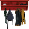 Wood Cubby Shelf | Hanging Cubby Shelf | Hanging Shelf with Matching Bench for Entryways & Mudrooms