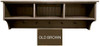Wood Cubby Shelf | Hanging Cubby Shelf | Hanging Shelf with Matching Bench for Entryways & Mudrooms