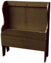 Rustic Storage Bench | Deacon Bench Retail | In Old Brown