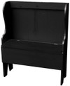 Rustic Storage Bench | Deacon Bench Retail | In Old Black
