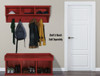 Wood Cubby Bench| Bench with Shoe Storage | Storage Bench with Matching Shelf for Entryways & Mudrooms