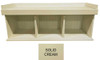 Wood Cubby Bench| Bench with Shoe Storage | Storage Bench with Matching Shelf for Entryways & Mudrooms
