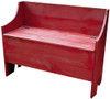 Rustic Storage Bench | Sawdust City LLC Boot Bench | In Old Red