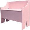 Rustic Storage Bench | Sawdust City LLC Boot Bench | In Baby Pink