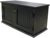 Solid Knotty Pine Storage Bench | Wooden Shoe Bench | In Old Black