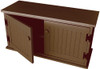 Solid Knotty Pine Storage Bench | Wooden Shoe Bench | In Solid Brown